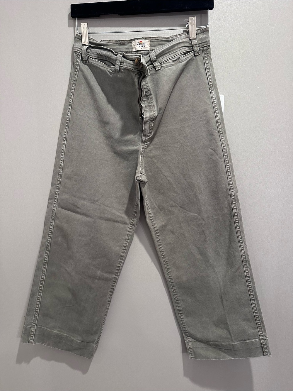 Marine Layer Olive cropped pant